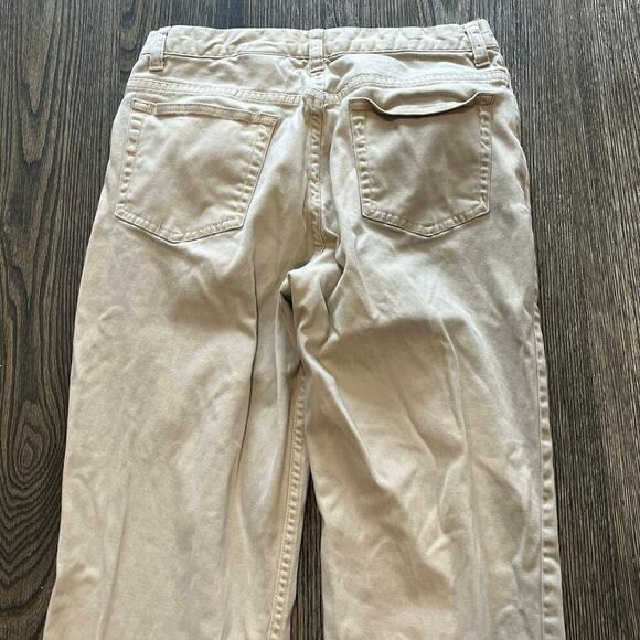 Eddie Bauer Womens Bootcut Jeans High Rise Denim Cotton Blend Stretch Tan Size 8 - Picture 11 of 12